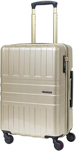 Amazon Sky Navigator スカイナビゲーター スーツケース Tsaロック搭載 4輪 37l 2日 3日用 48cm Sk 07 48 ゴールドヘアライン スーツケース