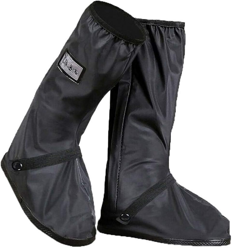 Couvre-chaussures Montantes Imperméables En Pvc Transparent Avec Fermeture Éclair, Accessoires