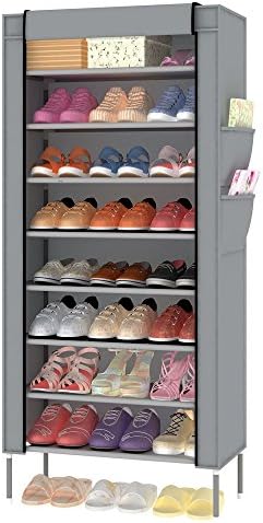Mow-Wow Dustproof Combination Shoe Rack Christmas Gift Popular Multilayer Shoe Rack Portable Shoe Storage Organizer with Shelves Multilayer Sturady Durable Construction Stroage Shoe Shelves