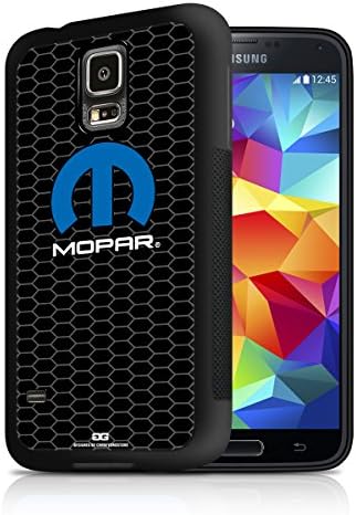 Mopar Honeycomb Grille Samsung Galaxy S5 Black TPU Rubber Phone Case
