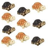 10pcs Miniature Dollhouse Bonsai Fairy Garden Landscape Tortoise Decor