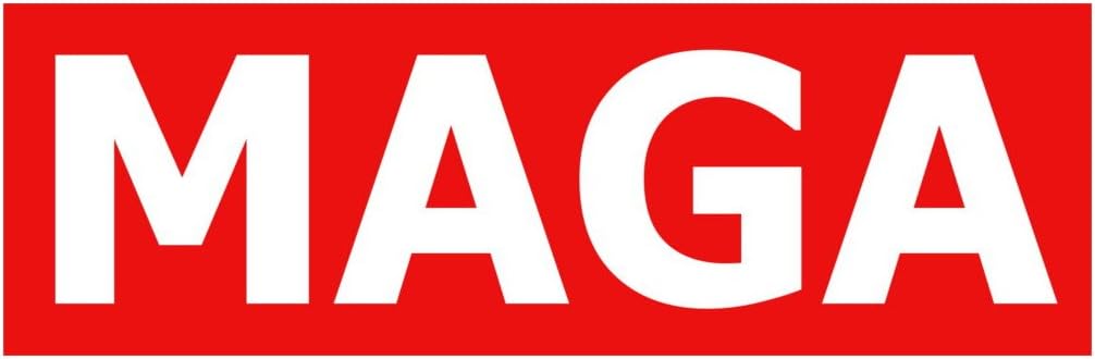 Sandhill Brands MAGA - Auto Decal Bumper Sticker, Trump 2016, Make America Great Again (Large)
