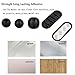 20 Pack Multipurpose Black Cable Clips Viaky Cord Management System, for Organizing Cable Cords Home and Office, Self Adhesive Cord Holders Desk Cable Organizer