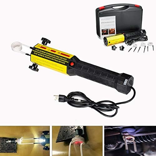 HOTSTORE LED Mini Ductor Magnetic Induction Heater Kit Automotive Bolt Remover Flameless Heat Tool 1000W 110V