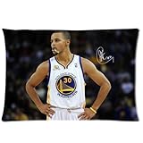 Green-Store Custom Home Decorative Golden State Warriors Stephen Curry Pattern Pillowcase Pillow Case Cover 20*30 Two Sides Print