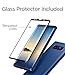 Spigen Thin Fit 360 Designed for Samsung Galaxy Note 8 Case (2017) Tempered Glass Screen Protectors Included - Deep Sea Blue