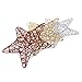 Juvale 24-Pack of Christmas Tree Decorations - Star Decorations, Christmas Ornaments, Festive Embellishments, Gold, Silver, and Red - 6 x 1 x 5.7 Inches