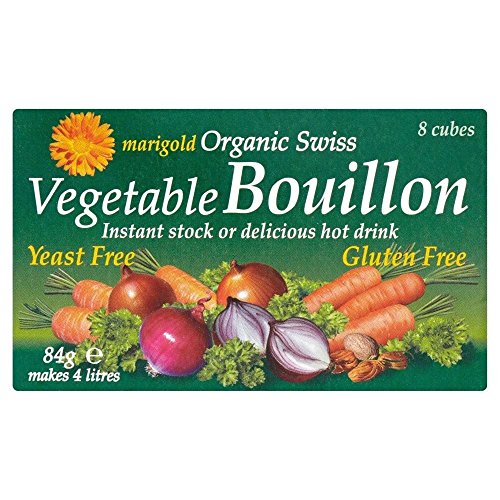 Marigold Organic Swiss Yeast Free Vegetable Bouillon Cubes (8x10.5g)