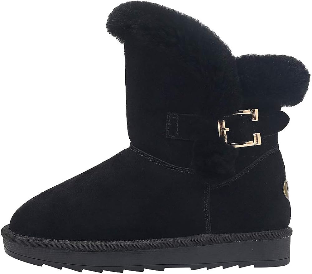shearling lined winter boots