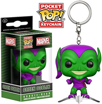 Marvel Heroes Pocket Pop! Vinyl Keychain Green Goblin & Glider, 6.3 x 3.5 x 4.5 cm