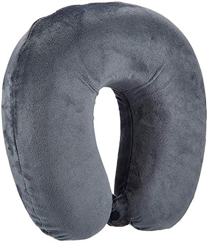 PRACHI TOYS Neck Support Travel Pillow for Car, Train, Flight, Bus Multipurpose (Grey)