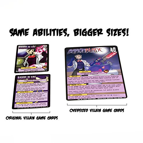 Sentinels of the Multiverse: Oversized Villain Character Cards Game