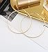 VUJANTIRY Multiple Hoop Earring Set Flat Hoop Earring Textured Silver or Gold Tone Rounded Hoop Earrings 3 Pairs (Gold #2)