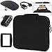 EEEKit 5 in 1 Travel Kit for Nextbook Flexx 11.6,Rca 11 Maven Pro,Carrying Briefcase Sleeve Case Bag,Hub,Micro USB OTG Cable,2.4G Wireless Mouse/Pad and Stylus
