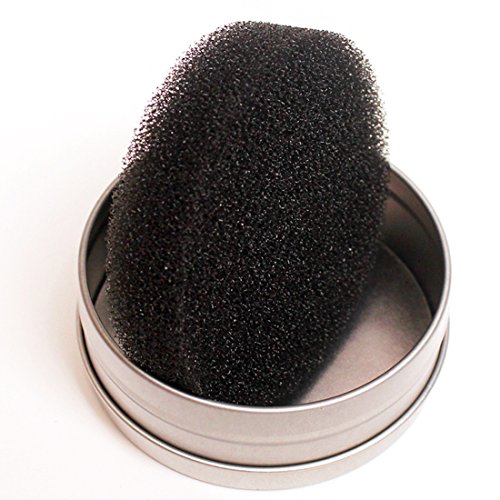 Round Sponge Brush Makeup Cleaner Iron Box for Eye Lip Face Cosmetic Brushes