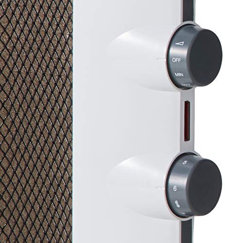 DeLonghi Mica Panel Heater, Rooms up to 250 sq. ft, White - Thumbnail 4