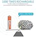 4Pcs USB Rechargeable AA Battery 1.5V 1200mAh 1A 1 Hour Sorbo Quick Charging Li-Po Battery for Toys,Remote Controller,Wireless Mouse, Keyboard and More