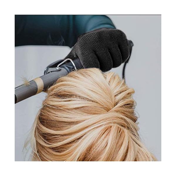 kuou-2-PCS-Heat-Resistant-Glove-for-Hair-Styling-Heat-Proof-Gloves-for-Hair-Curling-Wand-Protective-Gloves-Curling-Wand-Heat-Blocking-for-Curling-Fit-Unisex-Hand-Sizes kuou 2 PCS Heat Resistant Gloves for Hair Styling, Heat Proof Gloves for Hair Curling Wand, Heat Protection Gloves Flat…
