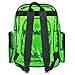 Green Clear Transparent PVC Multi-pockets School Backpack/ Outdoor Backpack