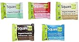 Squarebar Organic Protein Bar Variety Pack of 10
