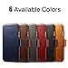 Iphone 6/6s PU Leather Wallet Magnetic Phone Case Kickstand Cover with Detachable Case Khaki