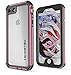 Ghostek Atomic Waterproof for iPhone SE (2020) Case, iPhone 7, iPhone 8 Phone Cover with Heavy Duty Underwater Protection Aluminum Metal Frame (Pink)
