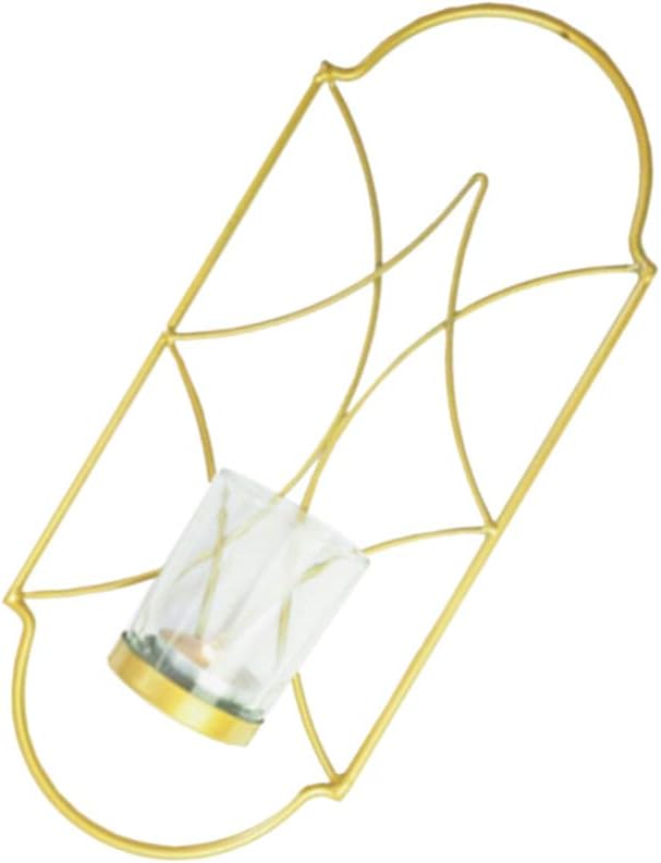 VOSAREA candelabro montado en la Pared con Vidrio Decorativo artístico