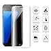 Vicartor Galaxy S7 Edge Screen Protector 3D Tempered Glass Screen Protector with 9H Hardness Full Coverage HD Clear Shatter and Scratch-Proof - Transparent
