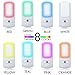 Maxxima LED Color Changing Night Light with Dusk to Dawn Sensor, rotates Through 8 Colors in 40 Seconds Automatically (Pack of 2)