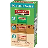 Larabar Minis Gluten Free Bar Variety Pack, Apple Pie, Peanut Butter & Peanut Butter Chocolate Chip Cookie, 0.78 oz Bars (30 Count)