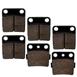 Caltric Brake Pads for Yamaha Banshee 350 Yfz350 1990-2006 Front Rear Brakes