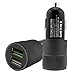 Car Charger, Fast Car Charger, 2 Port Dual USB Rapid Charger, Travel Vehicle Charger, QC3.0 Rapid Charging Tech, for iPhone 6s / 6s Plus, iPad Air 2, iPad Pro, iPad mini, LG G4/G5, Google Nexus