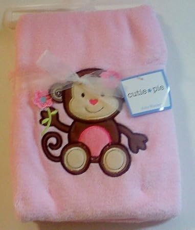 pink monkey blanket