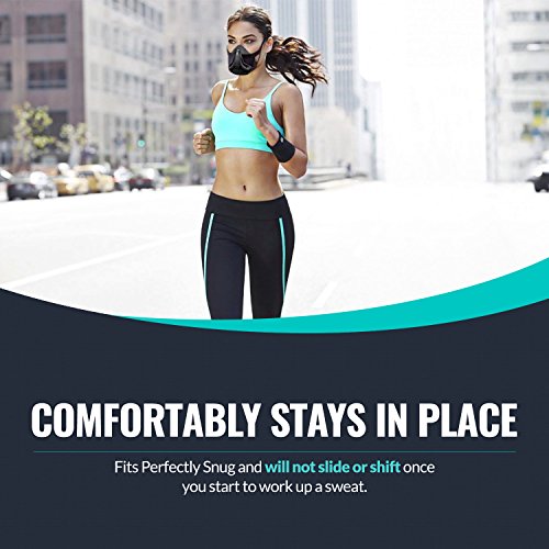 Sport Workout Training Altitude Mask - for Strength & Agility Workout Mask - High Altitude Elevation Simulation - for Running, Cycling, Cardio, Fitness, Endurance Training - Hypoxic Resistance Mask - Thumbnail 4