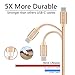 USB Type C Cable 3Ft 2 Pack,USB C to USB Nylon Braided Cable Fast Charger for Samsung Galaxy Note 8 S8 S8 plus,Google Pixel, Pixel XL, LG G6 V20 G5, Nintendo Switch, New Macbook More(Gold)