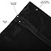 Supply Essentials Laundry Bags, Set of 4 XL (Extra Large) Mesh with Zipper - Delicates Laundry Bag, Intimates, Lingerie, Bras, Dirty Laundry, Large Mesh Laundry Bags and Accessories Wash Bag, (Black)