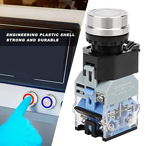 22mm Industriële Zelfsluitende Reset AC/DC12V Knoop voor Noodsituatiecontrole voor Industriële Controle… - Afbeelding 8