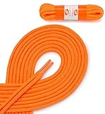 OrthoStep Round Athletic Neon Orange 45 inch Shoelaces 2 Pair Pack