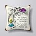 Fashion Zipper Throw Pillow Cover Satin Fabric Cushion Case Square 18 x 18 Inches Pillowcase