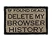 If Found Dead Delete My Browser History Funny Hook and Loop Fully Embroidered Morale Tags Patch (Coyote and Black)