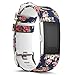 Fitbit Charge 2 Band,Silicone Adjustable Replacement Sport Strap Printed Bands with Classic Buckle for Charge2 HR Heart Rate + Fitness Wristband (Pattern-11, Small)