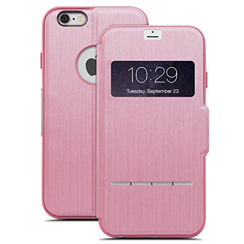 Moshi Sensecover Touch Sensitive Flip Case for iPhone 6/6s - Pink