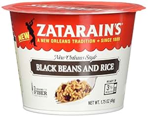 Amazon.com : Zatarain's Black Beans Rice Cup, 1.75 oz (pack of 12