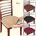Collections Etc Easy Fit Seat Covers for Chairs, Bar Stools, Patio Cushions - 2 PC Set, 15 3/4