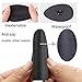 12 Pairs Anti-slip Shoe Grips,AUSAYE Self-adhesive Anti-slip High-heeled Shoes Sole Protector Pads Sticker Rubber Black