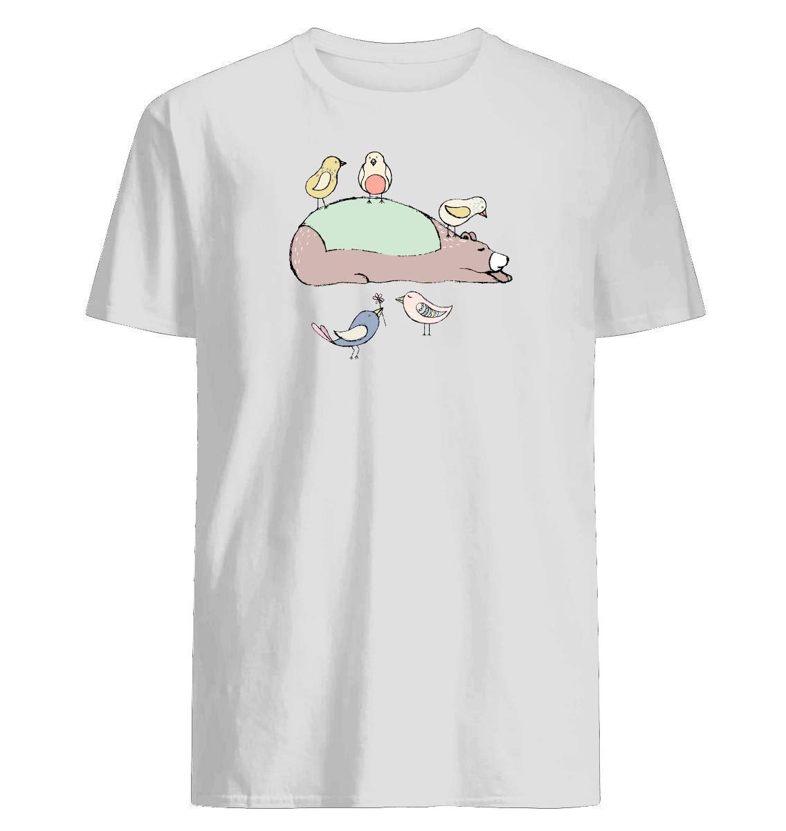 Bear And Birds This T-shirt Has A Great Look And Cool 