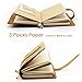 Cone Pocket Size Embossed Travel Leather Notebook 5.5x4.3x1.2 Inch, Brown, Pack of 1