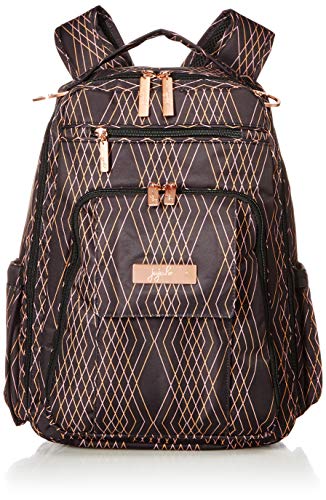 JuJuBe Be Right Back Multi-Funtional Structured Backpack/Diaper Bag, Prism Rose