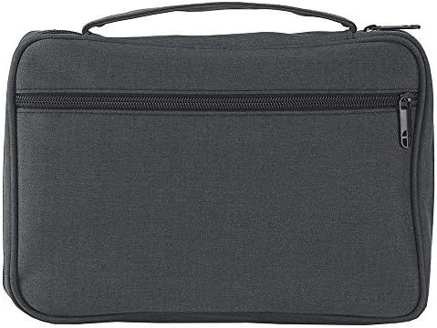Bible Cover-Mens Solid Polyester w/Cross Zipper-La