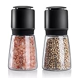 Seatore Pepper Grinder, Salt and Pepper Grinder Set, Pepper Mill with Adjustable Coarseness
